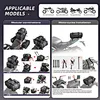 Motorcycle rear seat bag