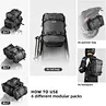 Motorcycle rear seat bag